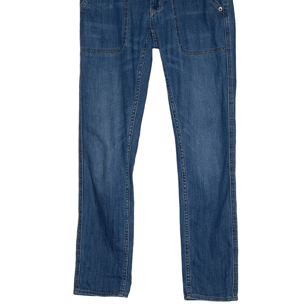 Pilcro And The Letterpress Anthropologie Size 25 Slim Boyfriend Blue Jeans - Picture 3 of 10